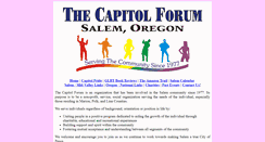 Desktop Screenshot of capitolforum.org