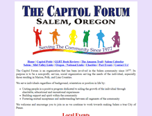 Tablet Screenshot of capitolforum.org